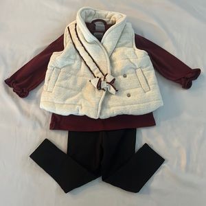 Tahari 3 Piece Vest Set 12M